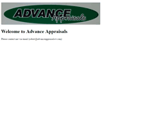 Tablet Screenshot of advanceappraisalsvt.com